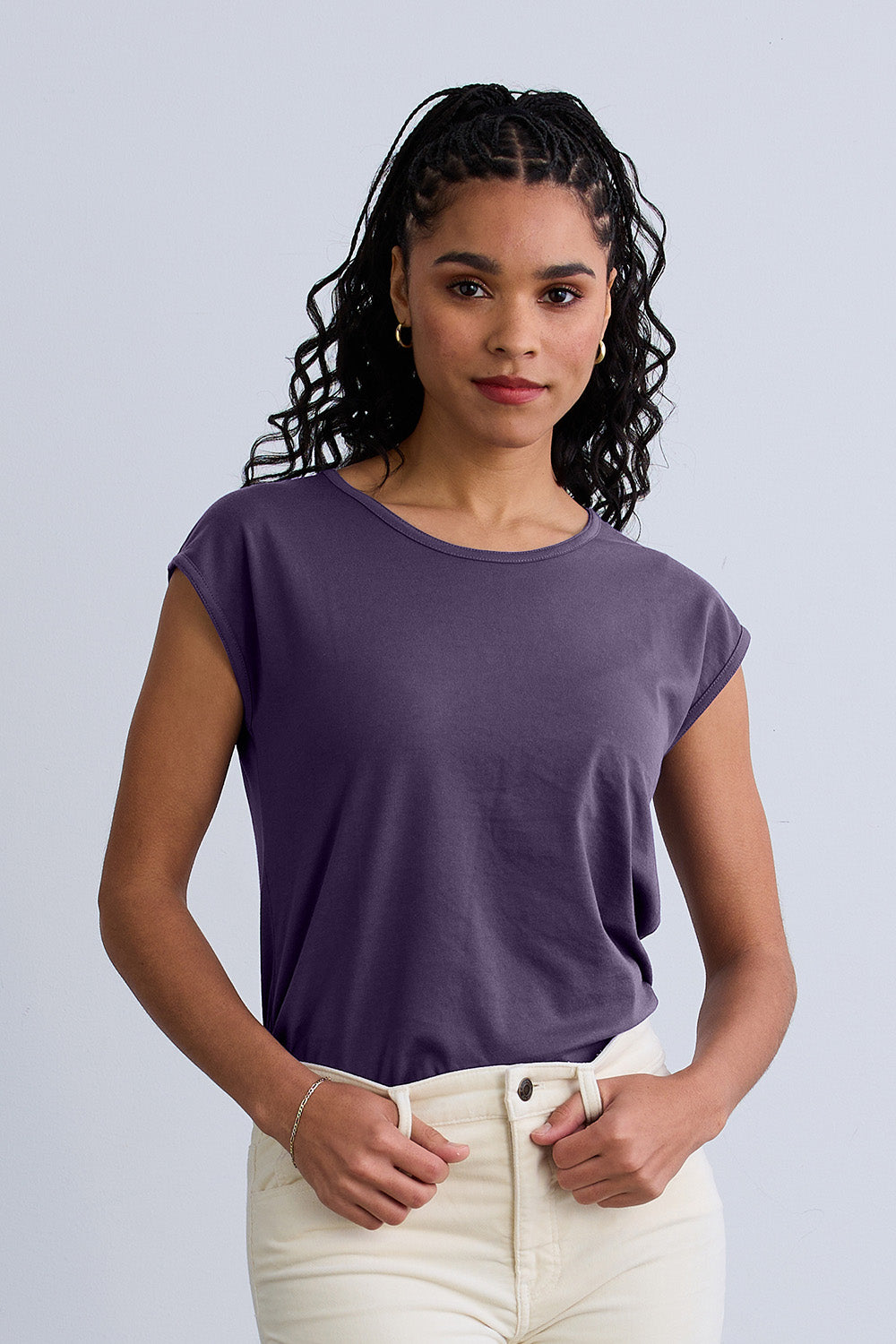 Women's Organic Cap Sleeve Easy Tee