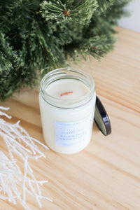 Shimmering Snowflakes Candle