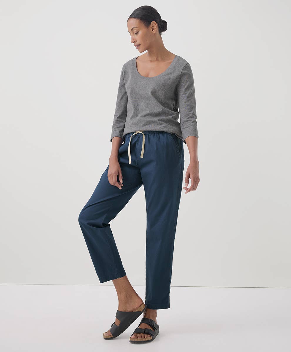Women's Softspun Scoop Neck Three-Quarter Sleeve Tee