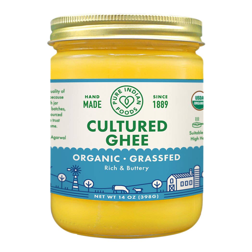 Cultured Ghee, Grassfed and Certified Organic