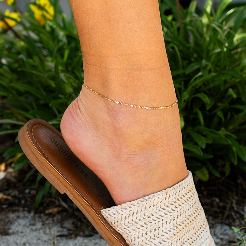 Circles in the Sand Anklet