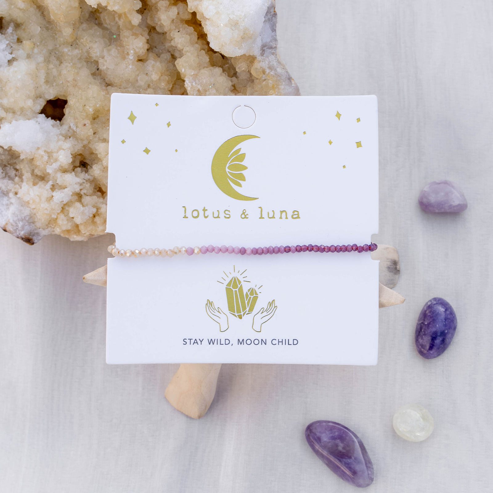 "Stay Wild, Moon Child" Goddess Bracelet