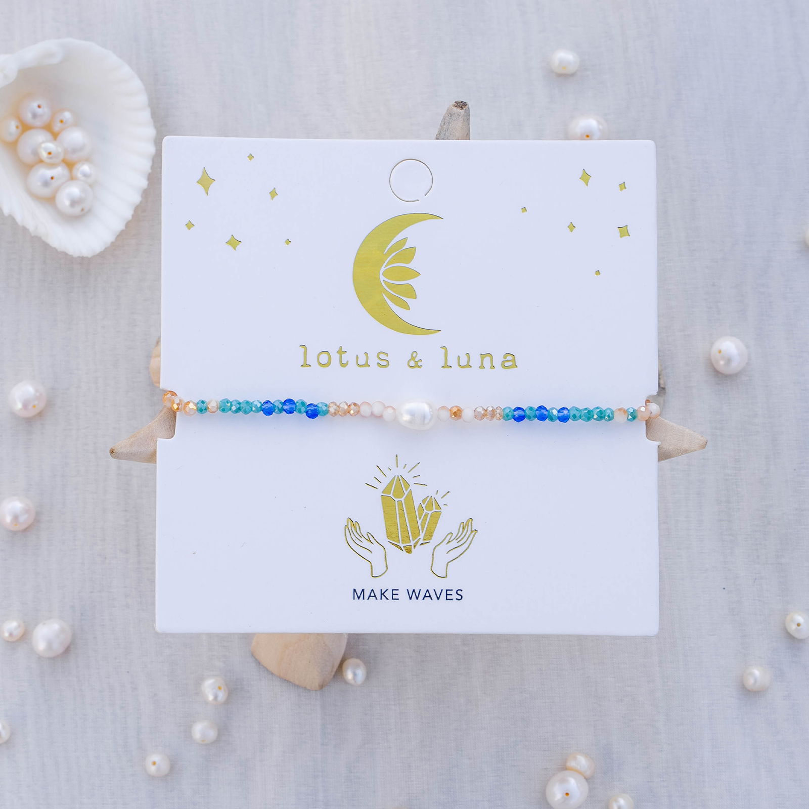 "Make Waves" Goddess Bracelet