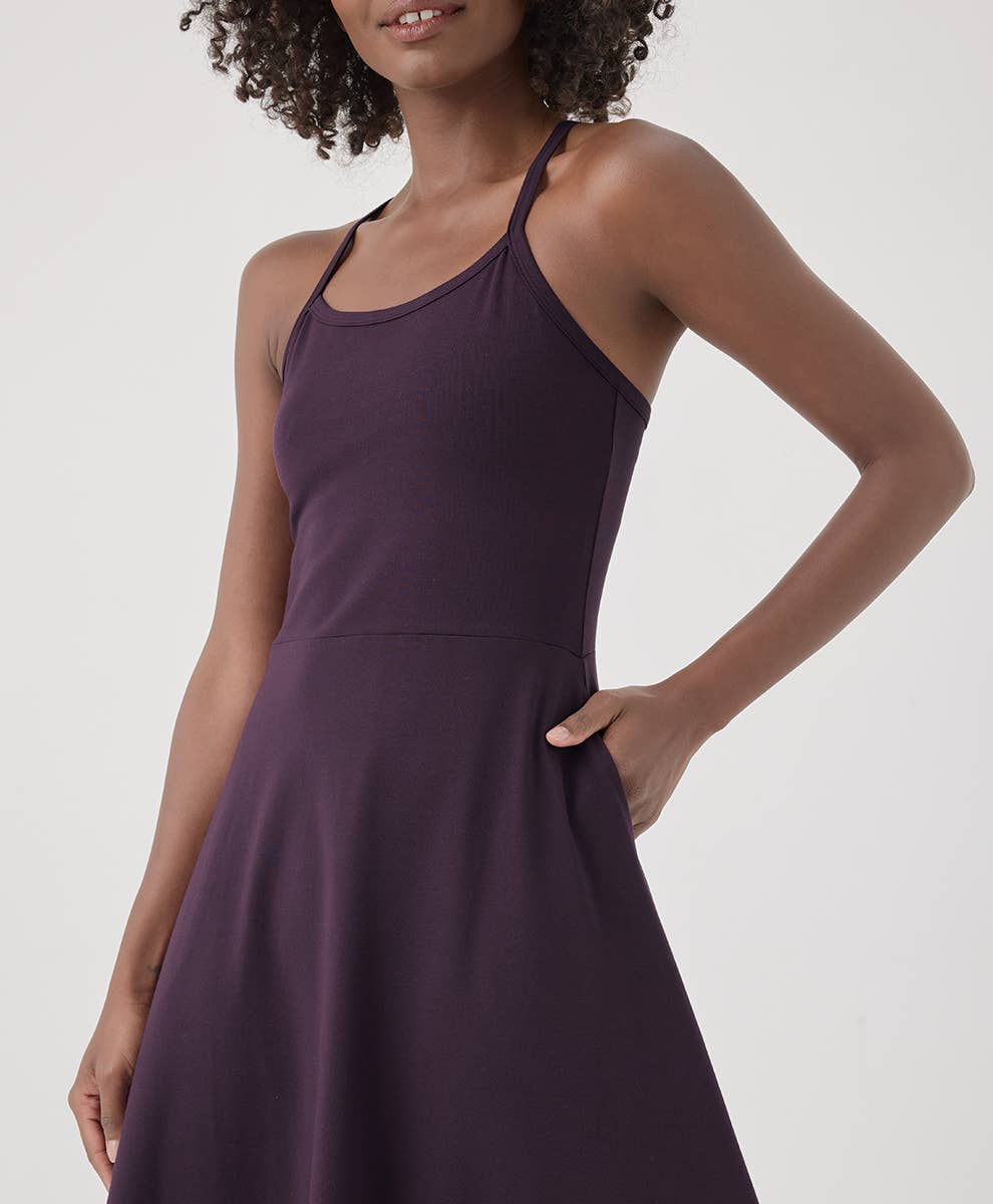 Women's Fit & Flare Midi Dress