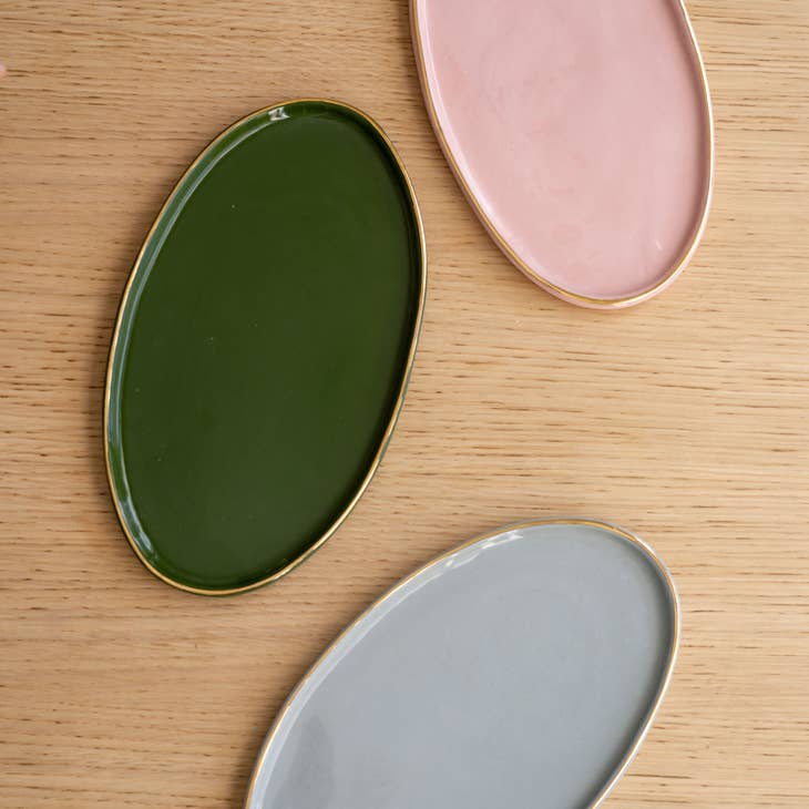 Handmade Ukrainian Porcelain Serving Platter