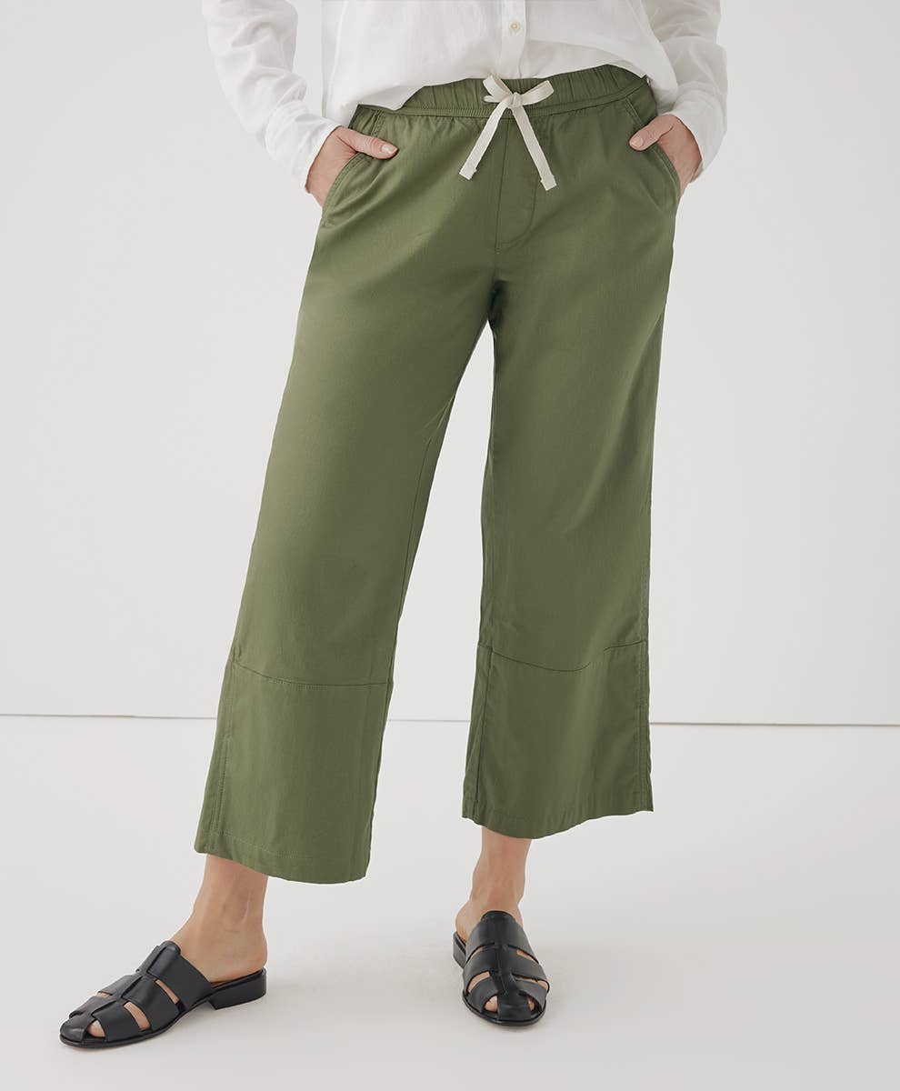 Women's Daily Twill Crop Pant