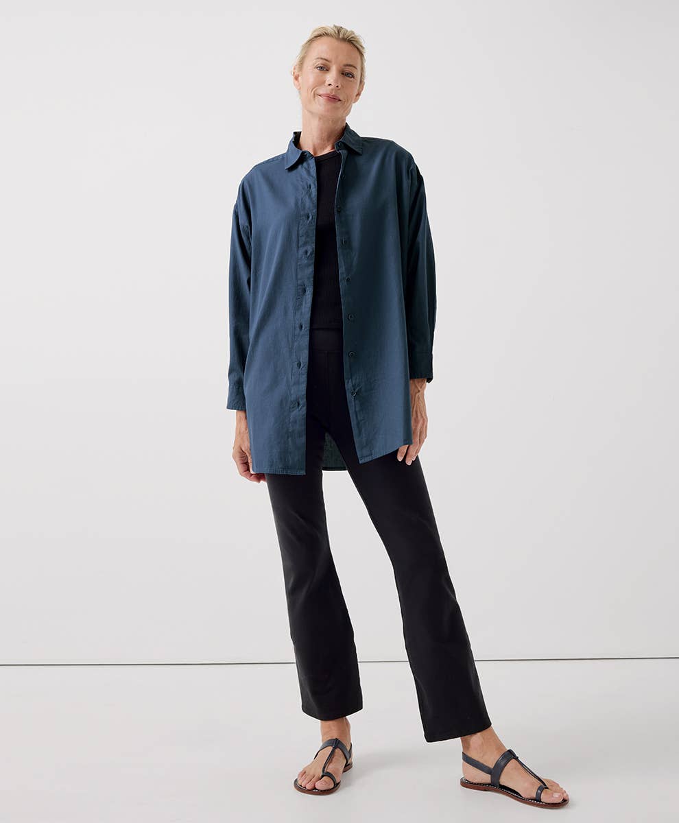 Women's Sunset Lightweight Cotton Oversized Shirt