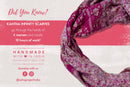 Kantha Infinity Scarf