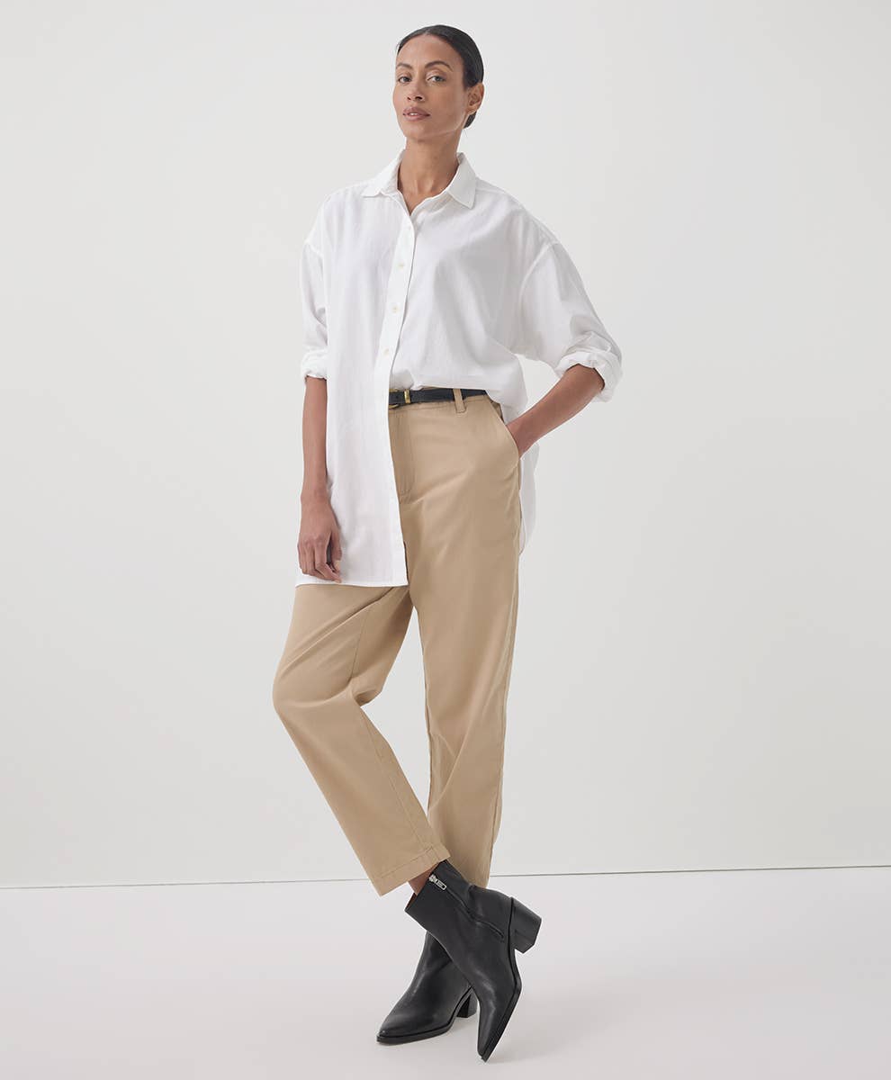 Women's Sunset Lightweight Cotton Oversized Shirt