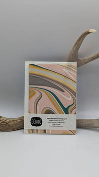 Rose Gold Greeting Card