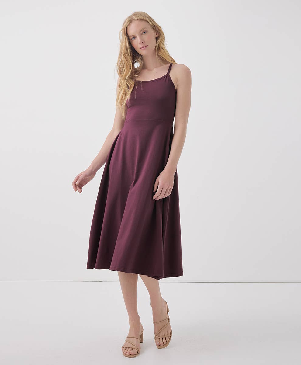 Women's Fit & Flare Midi Dress