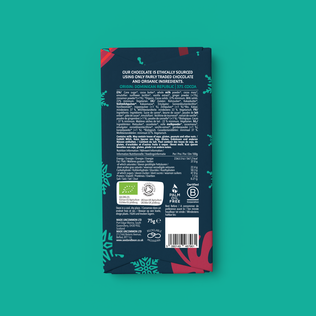 Gingerbread Milk 75g Bar