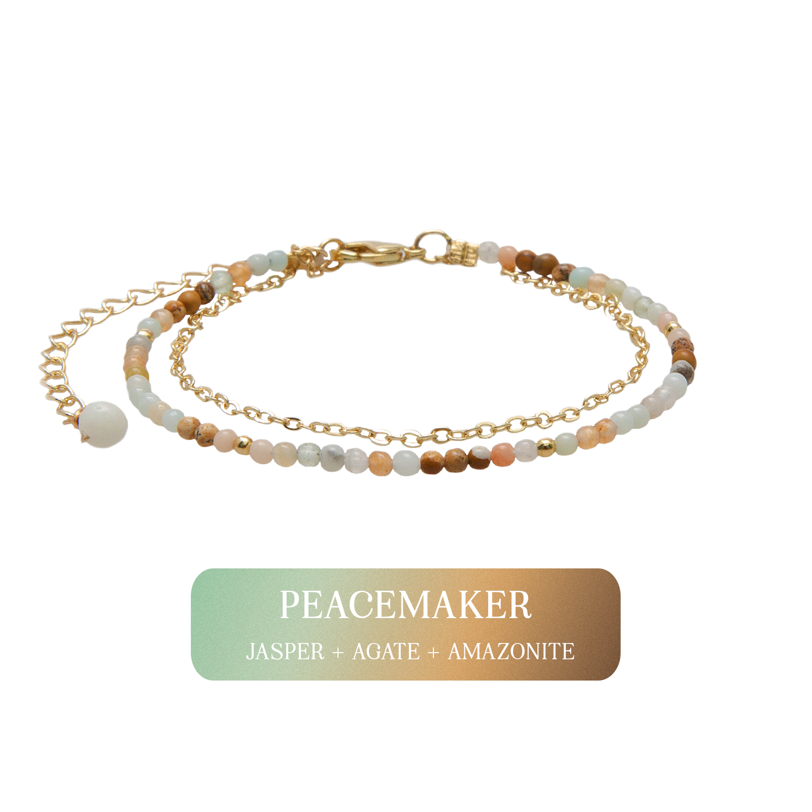 Peacemaker 2mm Layered Healing Bracelet