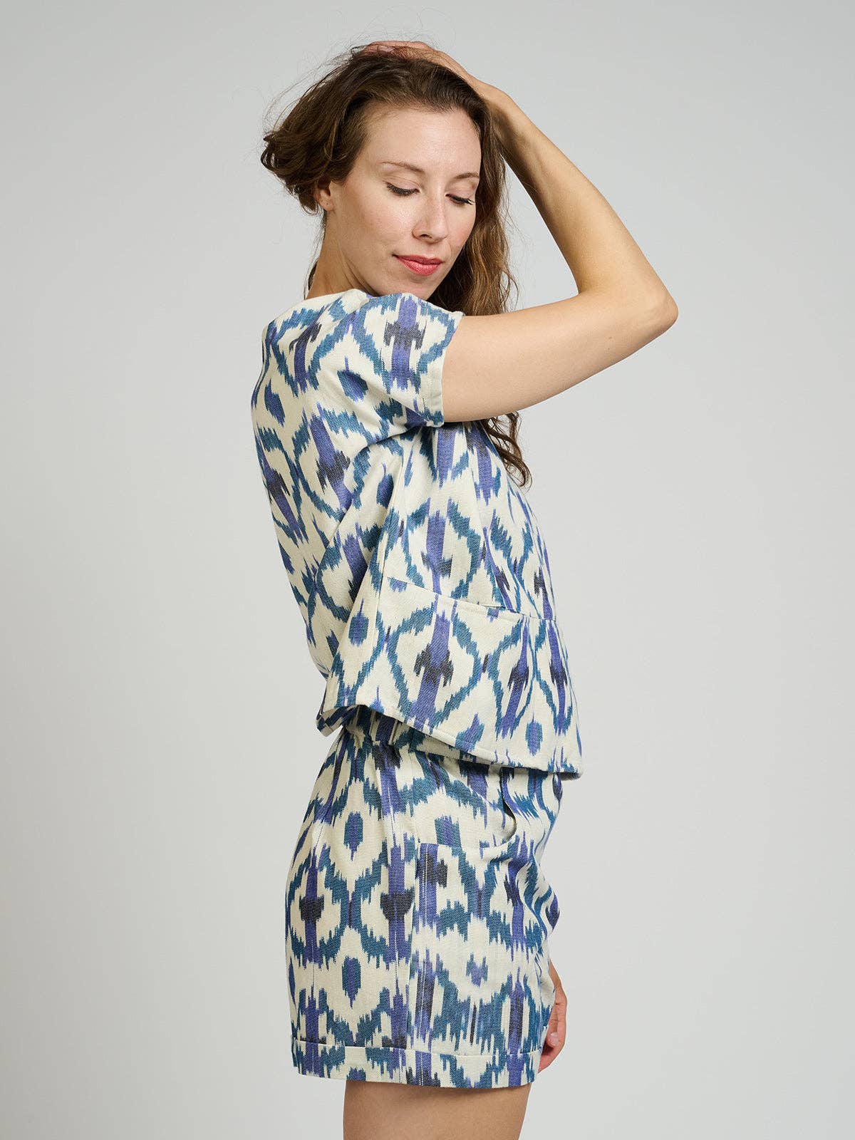 Serena Short Seashore Ikat