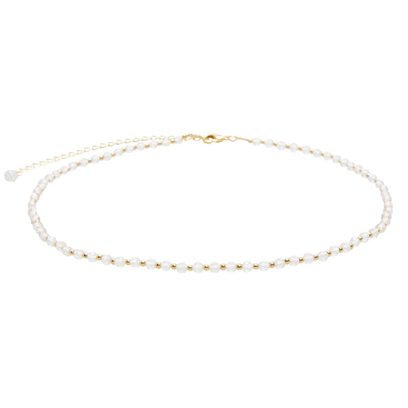 Moon Dancer 3mm Healing + Circles in the Sand Necklace Stack