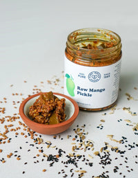 Indian Raw Mango Pickle - Limited Edition, Seasonal - 9 oz