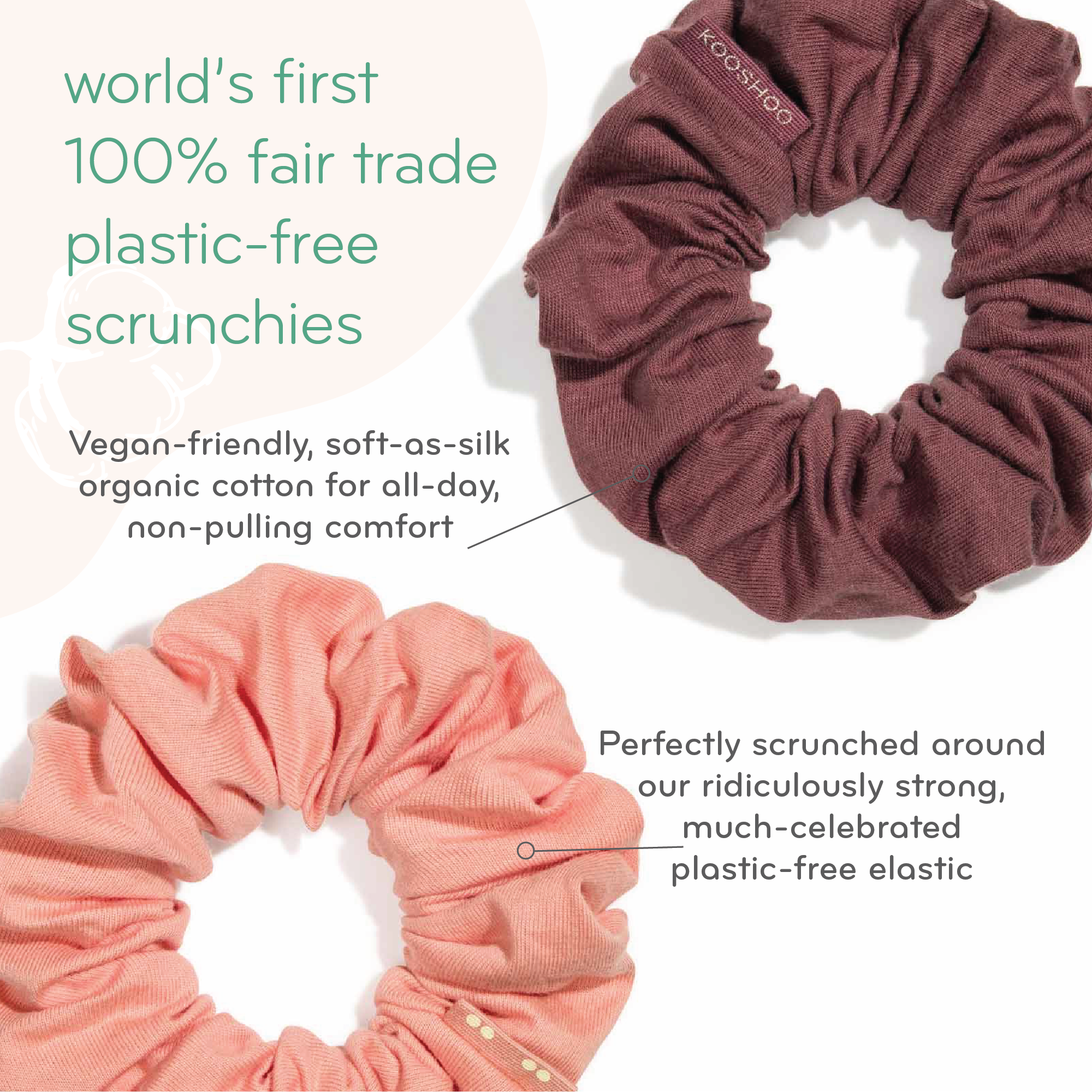 Plastic-free Scrunchies