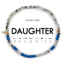 Morse Code Bracelet 3mm | DAUGHTER