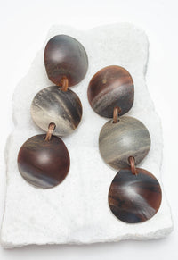 Terra Drop Statement Earrings