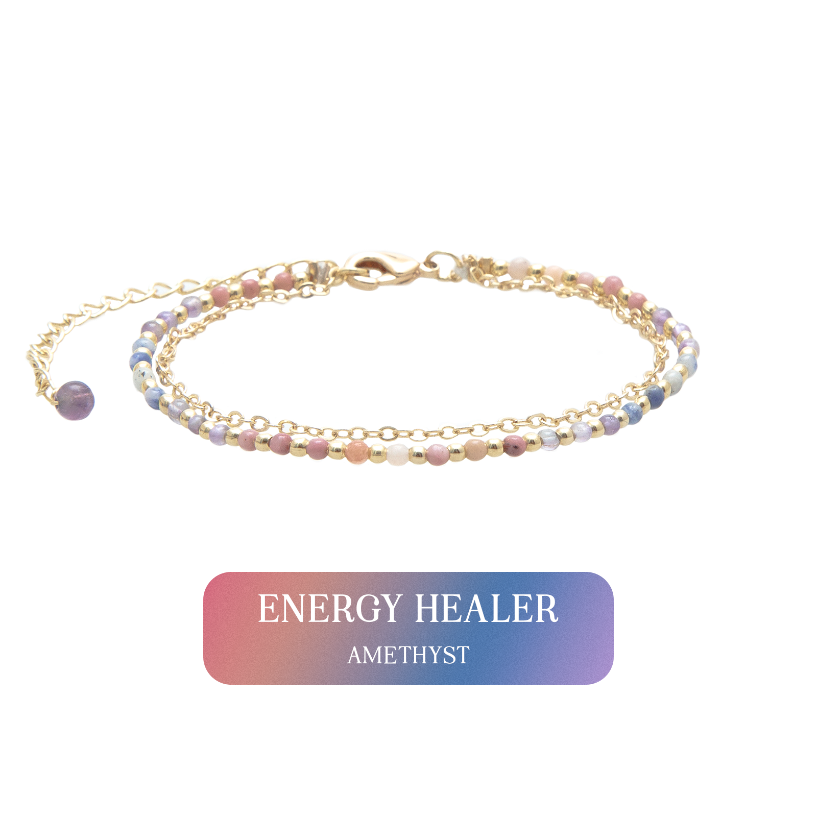Energy Healer 2mm Layered Healing Bracelet