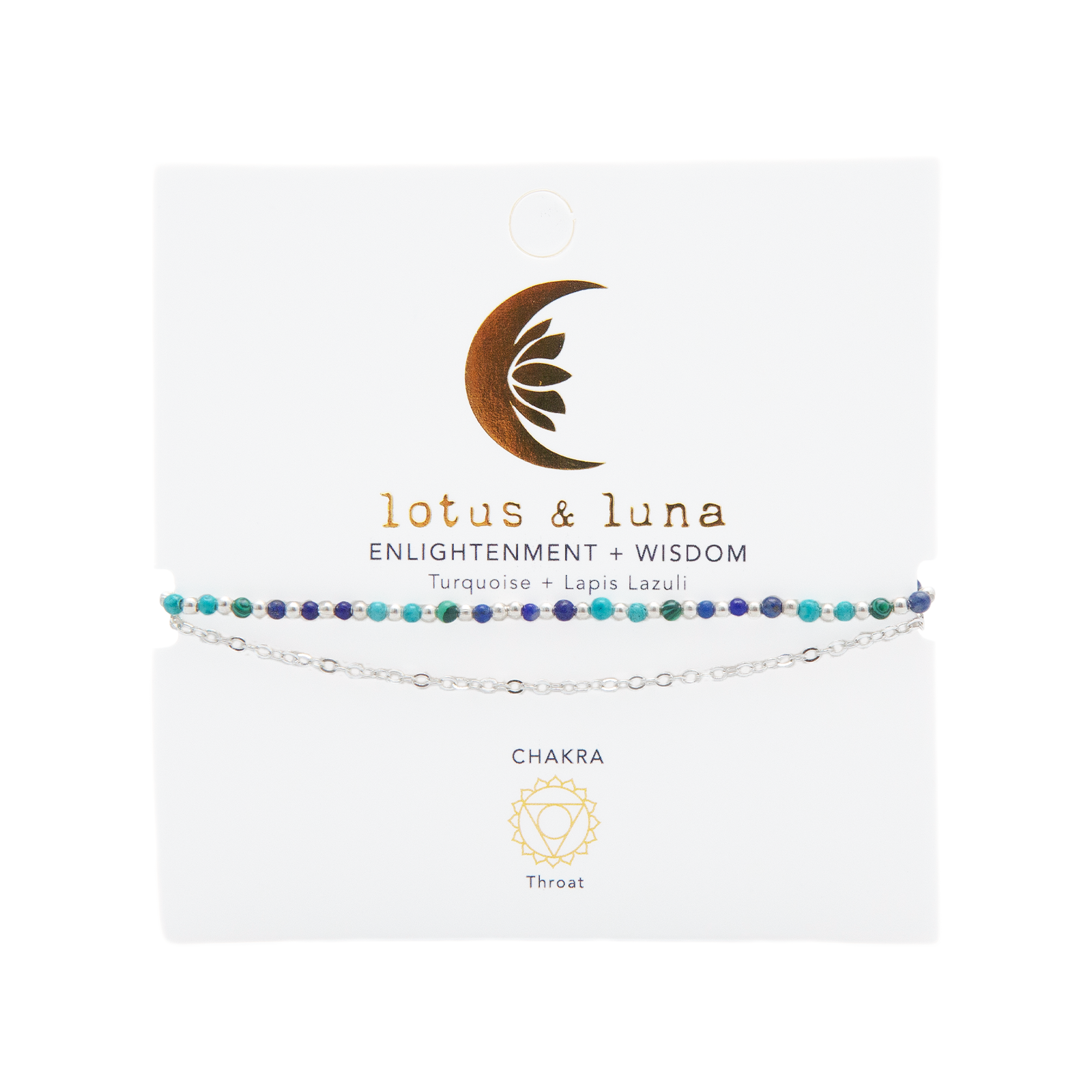 Enlightenment + Wisdom 2mm Layered Healing Bracelet