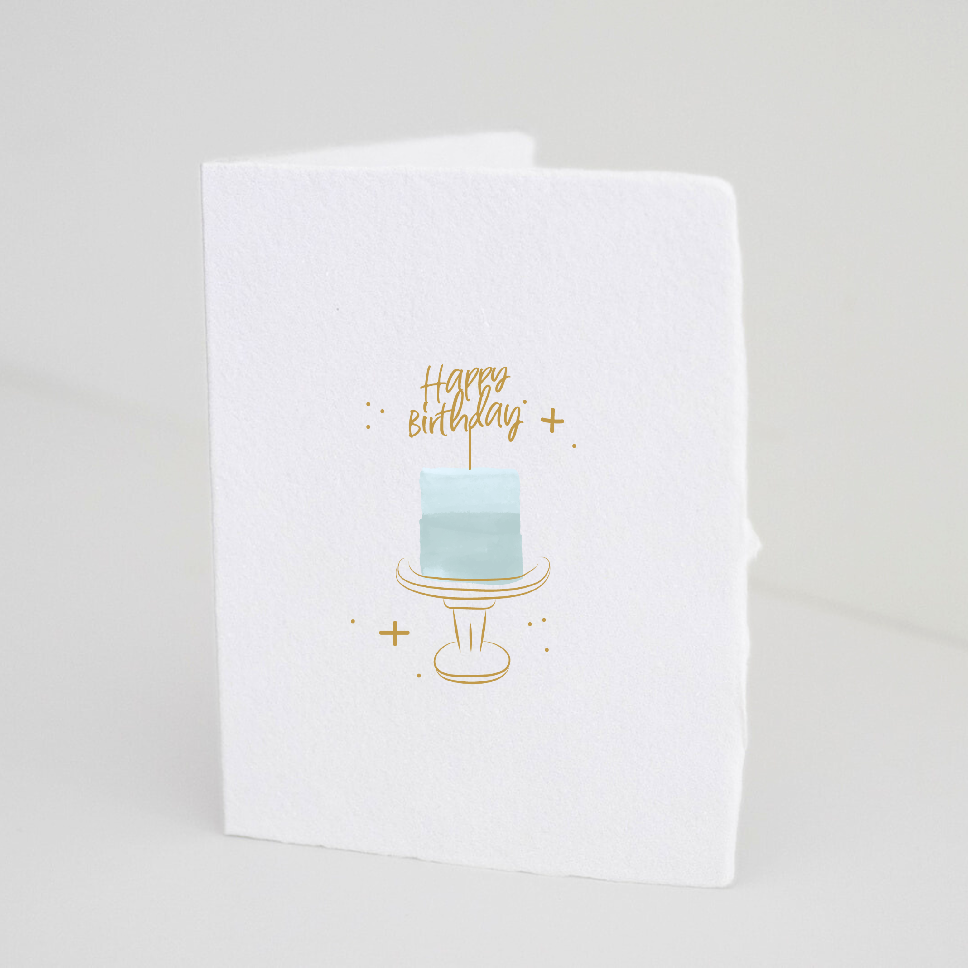 Folded Card | Happy Birthday Cake Topper