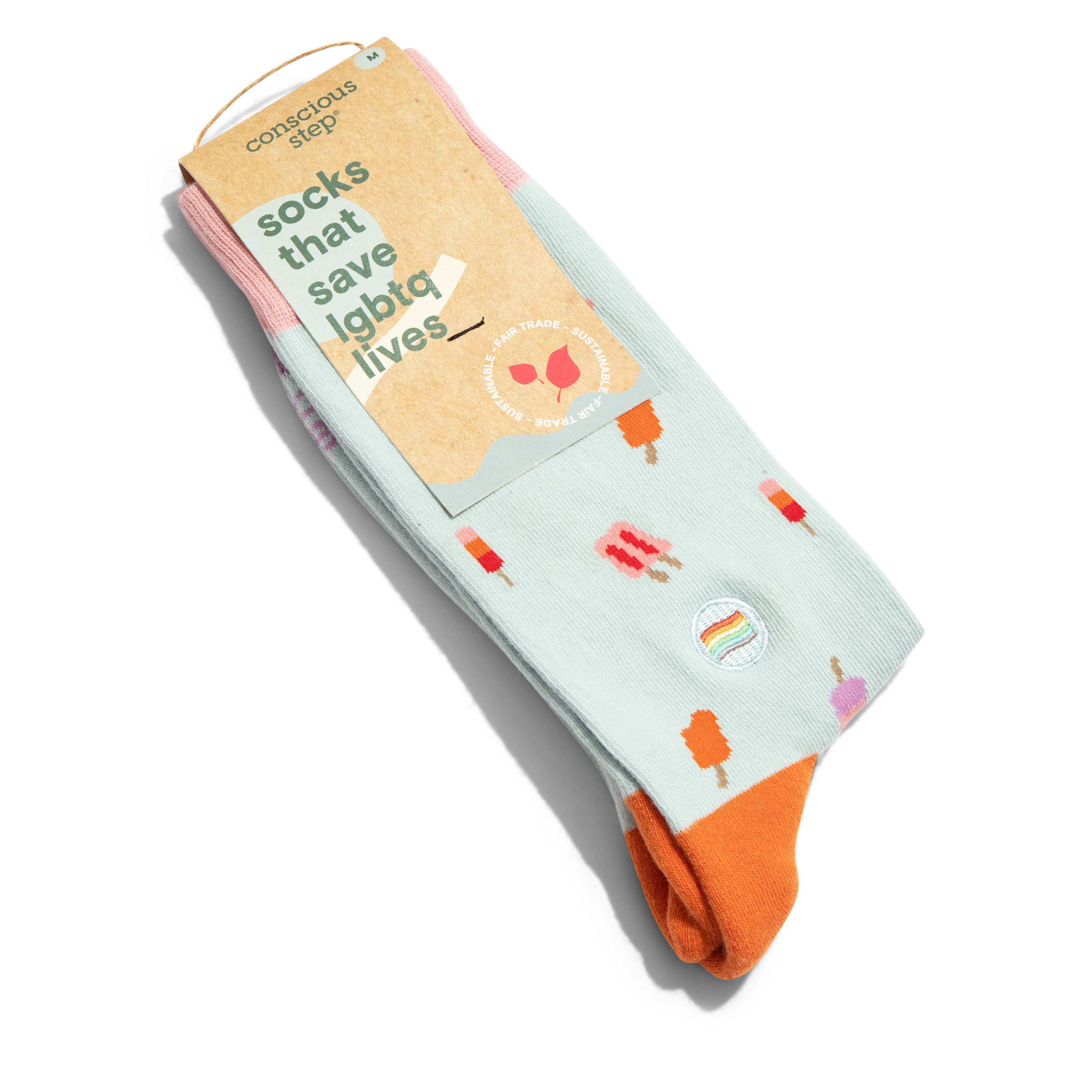 Socks that Save LGBTQ Lives (Blue Popsicles)