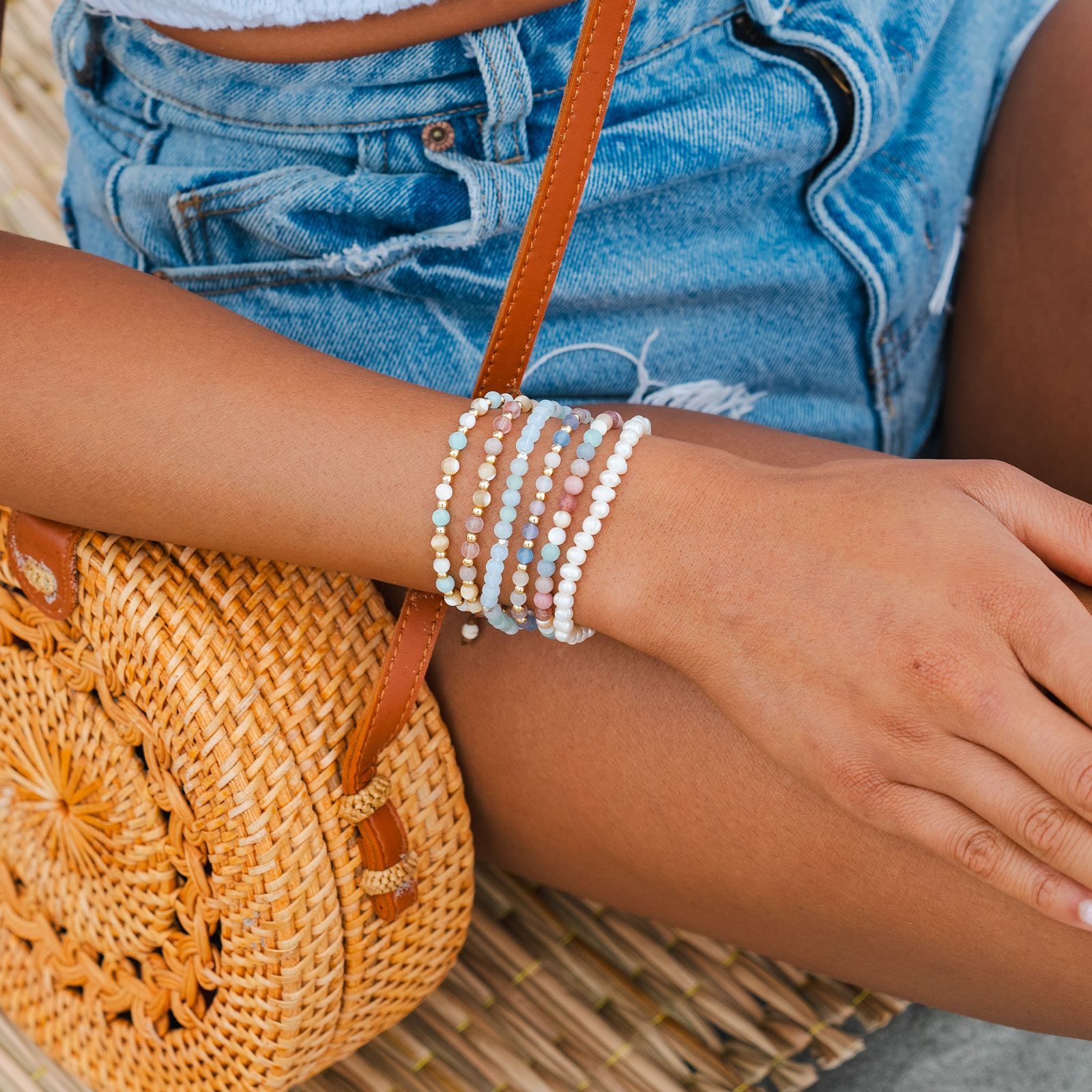 Optimism 4mm Metal Accent Bracelet