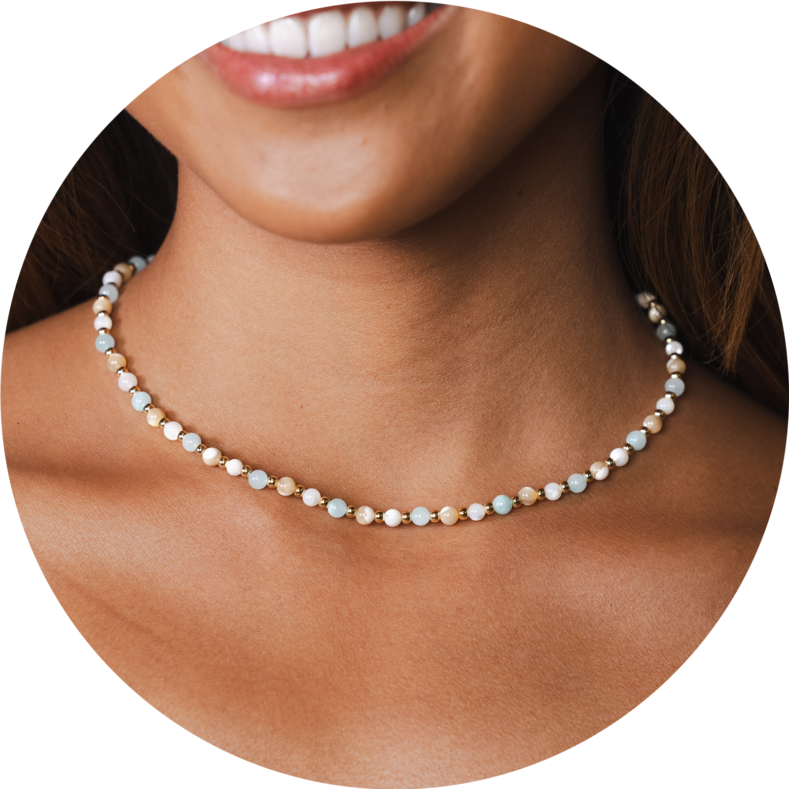 Imagination & Inner Peace 4mm Metal Accent Necklace