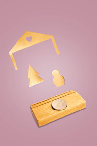 Tealight Shadow Caster | House with Candle Holder