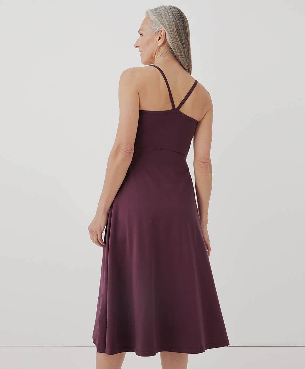 Women's Fit & Flare Midi Dress