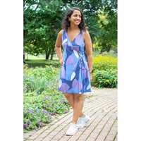 Knit Dress-Wrap: Boulders - Purple-Organic