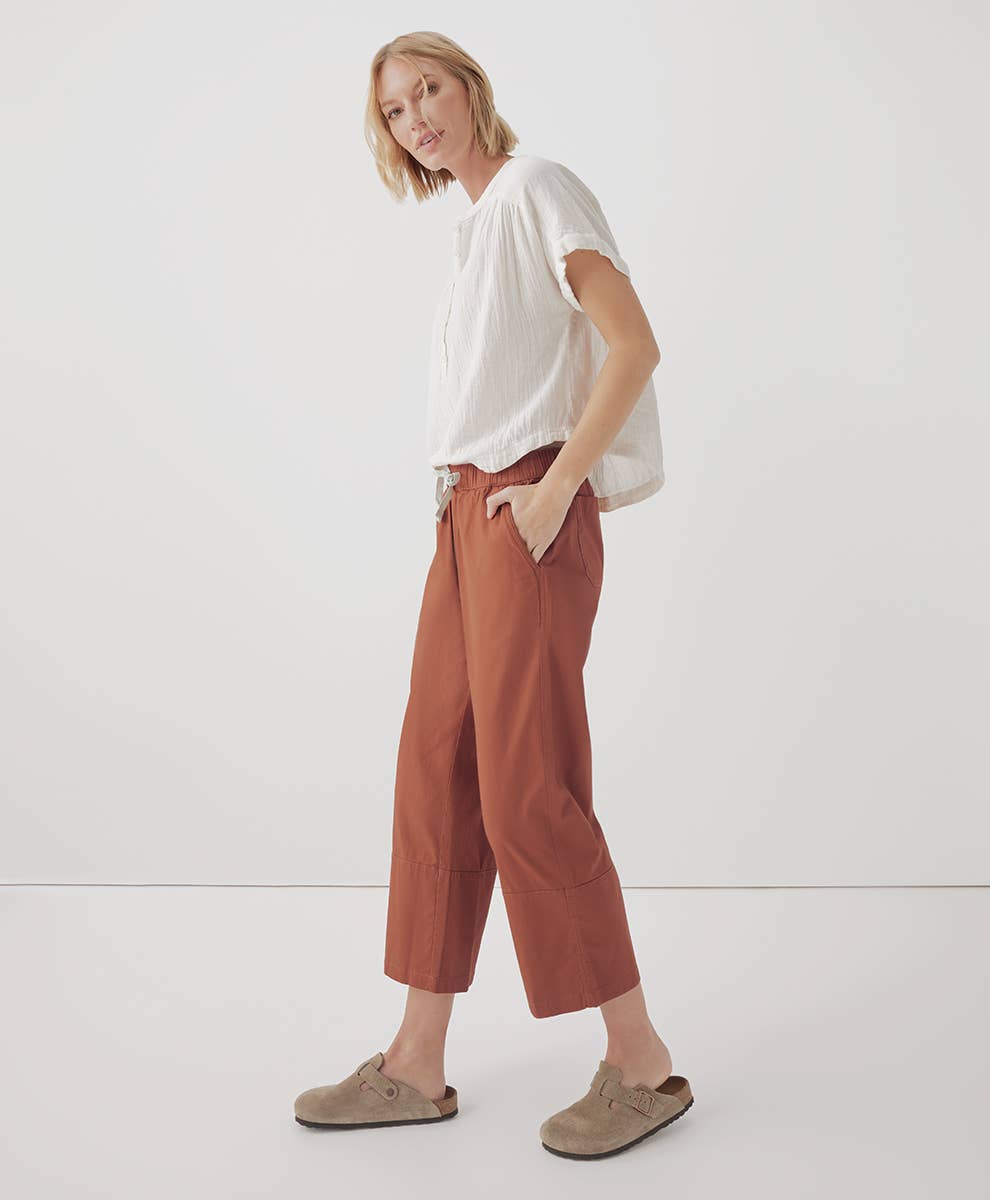 Women's Daily Twill Crop Pant