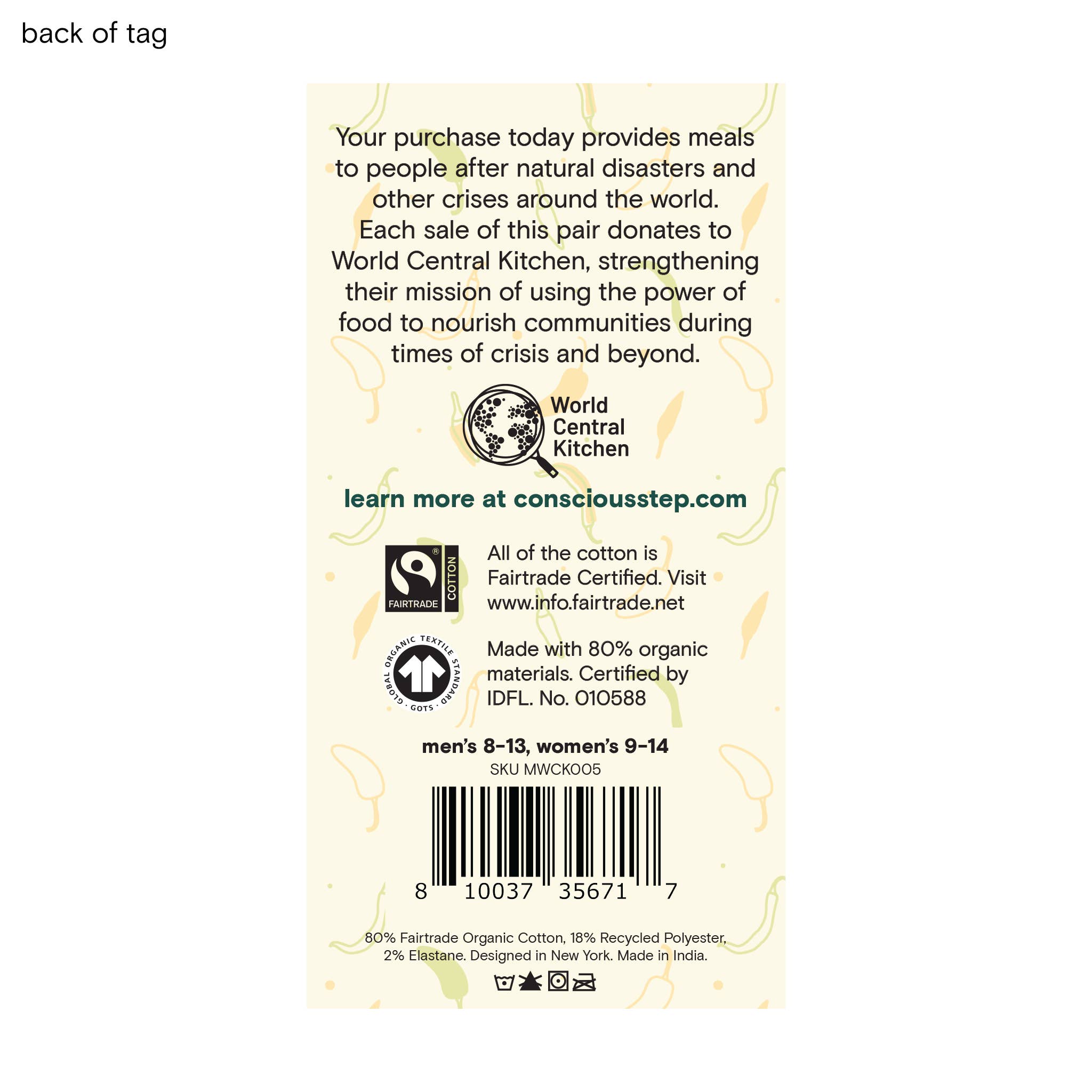 Socks that Provide Meals (Black Peppers)