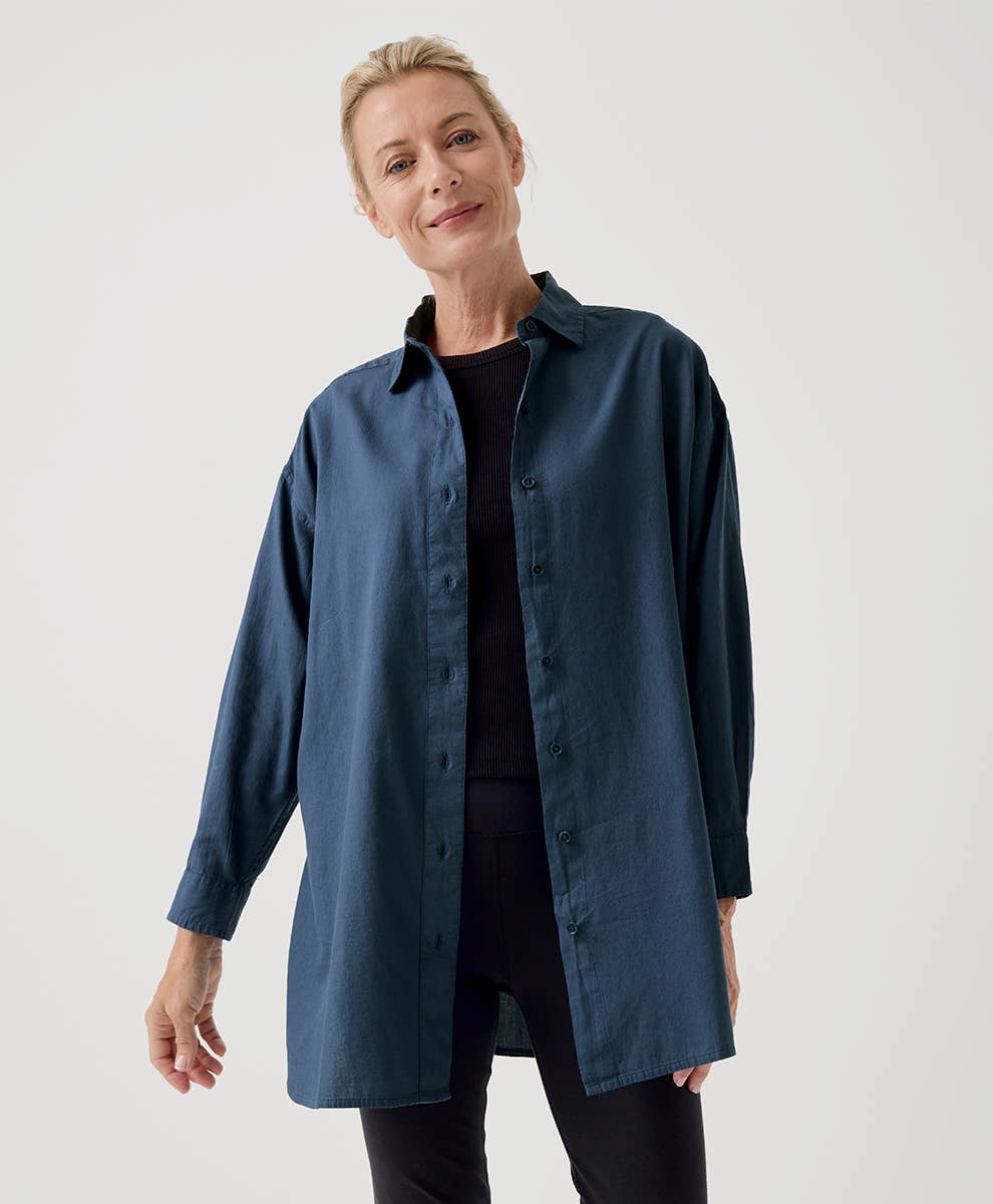 Women's Sunset Lightweight Cotton Oversized Shirt
