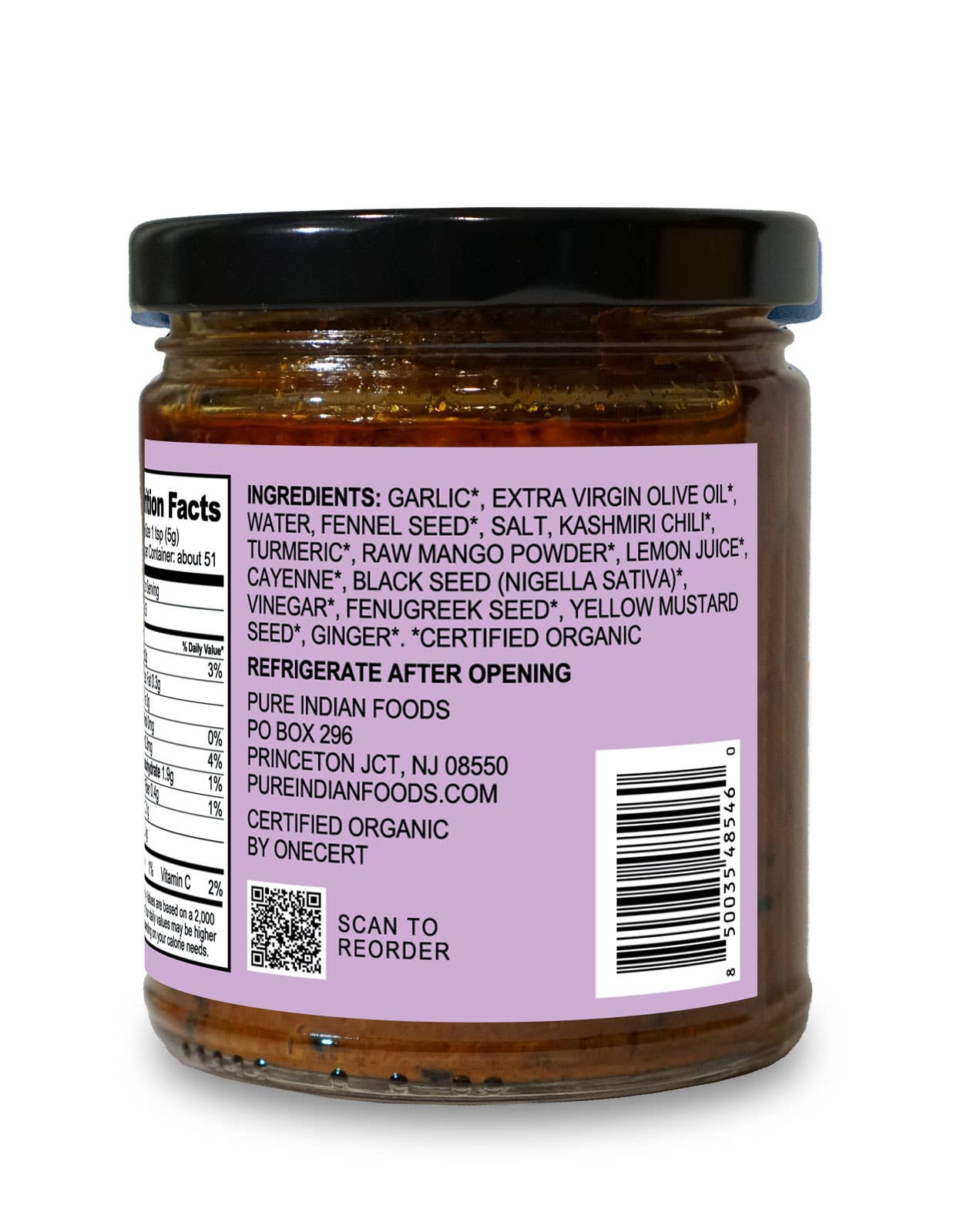 Fermented Garlic Pickle, Certified Organic - 9 oz