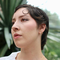 Journey of Hope Huggie Earrings in 14k Gold Filled