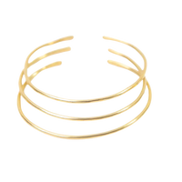 Hammered Brass Bangle