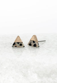 Eternal Studs in Dalmatian Jasper