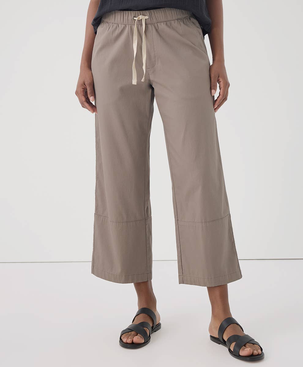 Women's Daily Twill Crop Pant