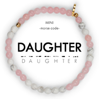 MINI Morse Code Bracelet | DAUGHTER