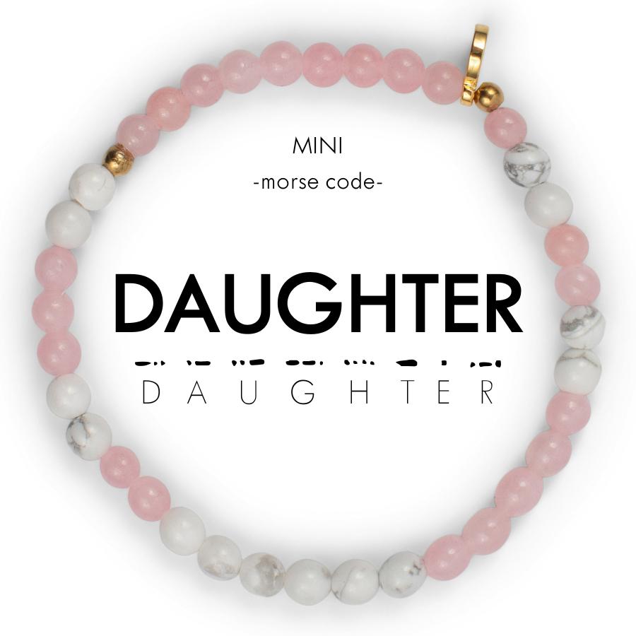MINI Morse Code Bracelet | DAUGHTER