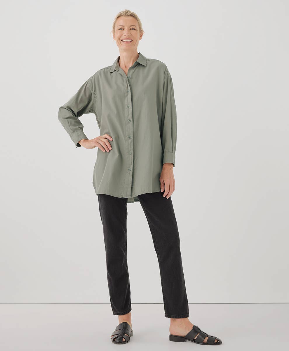 Women's Sunset Lightweight Cotton Oversized Shirt