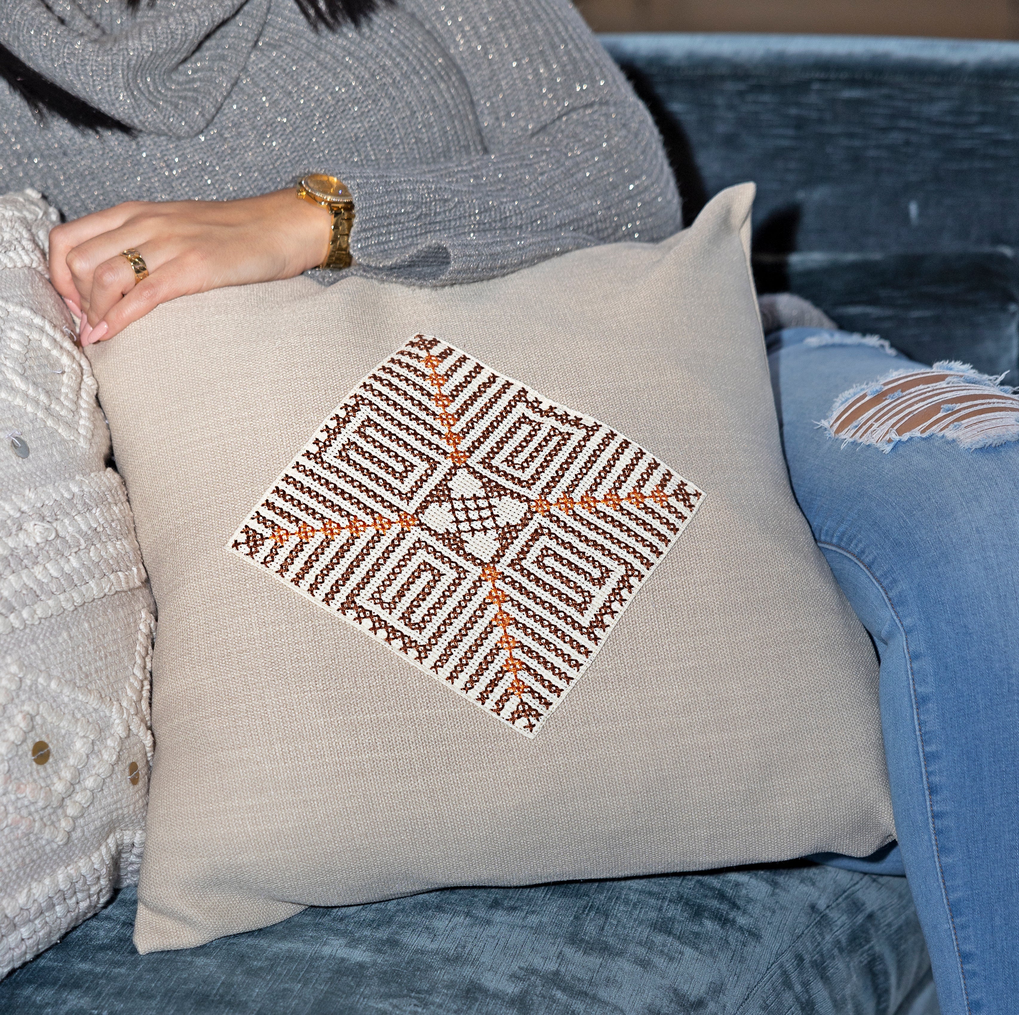 Moon Pillow Cover - Square