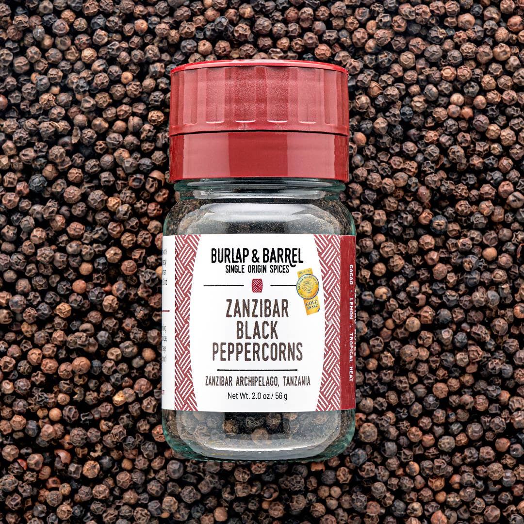 Zanzibar Black Peppercorns - Single Origin Spice & Seasoning