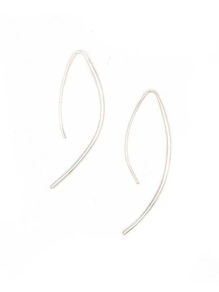 Elegant Curve Drop Earrings