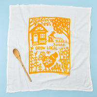 Flour Sack Dish Towel - Grow Local