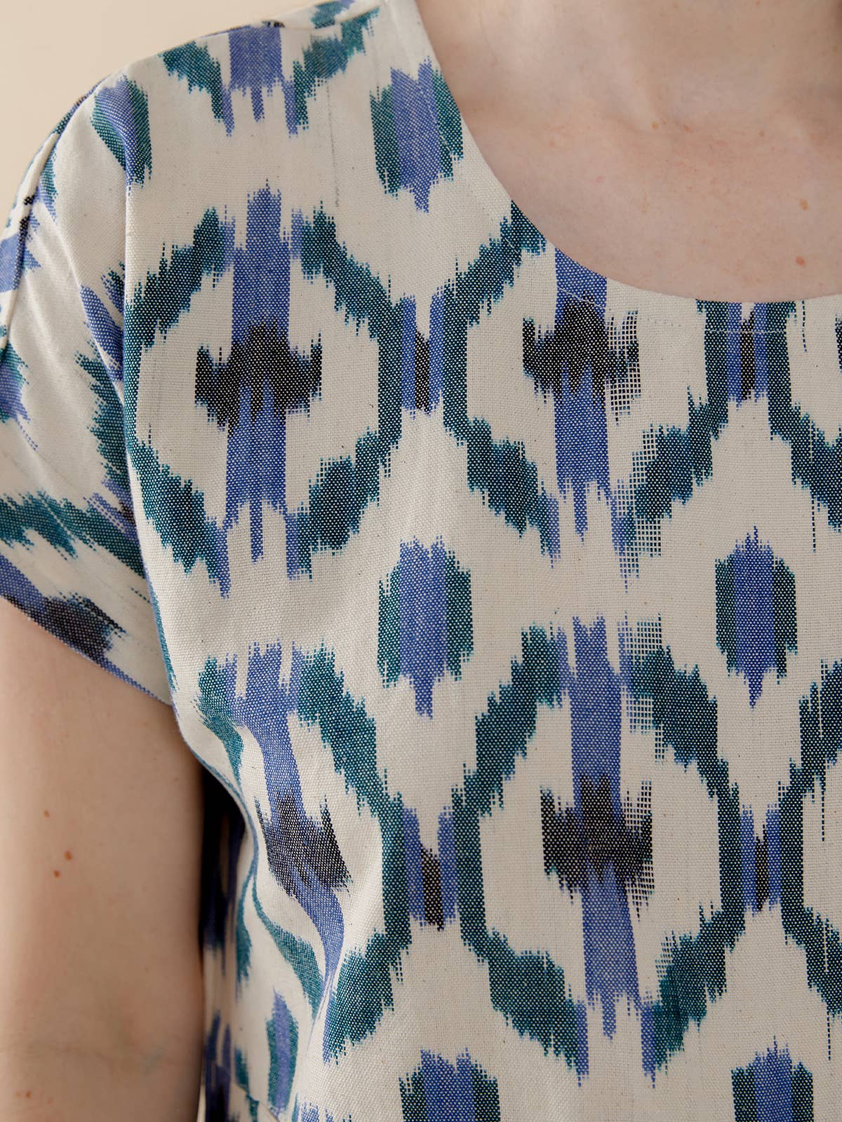 Dana Top Seashore Ikat