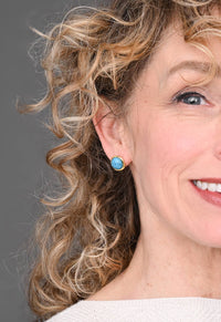 Eclipse Turquoise Ear Jackets