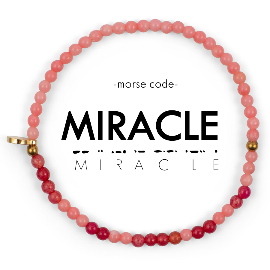 Morse Code Bracelet 3mm | MIRACLE